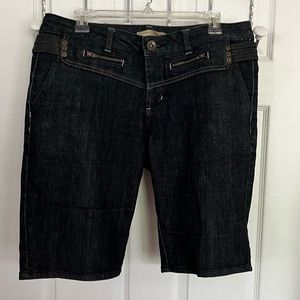 Dark blue Jean denim Bermuda shorts - Boom Boom Jeans - size 13 - Plus Size